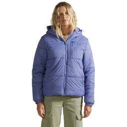 Kurtka damska Billabong Transport Fuffer 3 pikowana fioletowa
