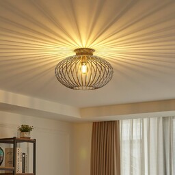 Lampa sufitowa Rosalea Lindby, możliwość ściemniania, czarny, salon