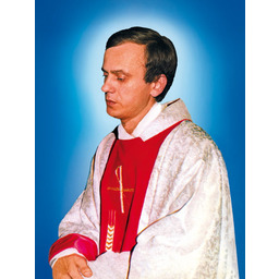 Plakat religijny Błogosławiony Ksiądz Jerzy Popiełuszko