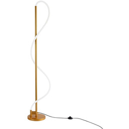 Nowoczesna Lampa podłogowa Złota LED 30W 3000K Spirali