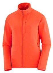 Bluza Salomon Essential Lightwarm FZ W Cherry Tomato