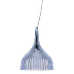Kartell - E Lampa Wisząca Jasnoniebieska