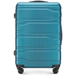 Duża walizka z polikarbonu tłoczona