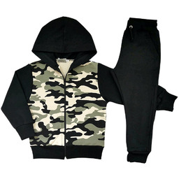 Komplet dresowy dla chłopca MORO wojskowe kieszenie