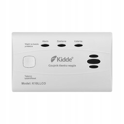 Czujnik Czadu K10LLCO Tlenku Węgla Detektor Kidde