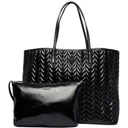 GUESS Czarna damska shopperka Cheryl pikowana