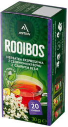 Astra - Rooibos herbata z czerwonokrzewu z czarnym