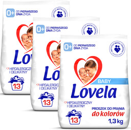 Zestaw LOVELA Baby Hipoalergiczny proszek do prania koloru