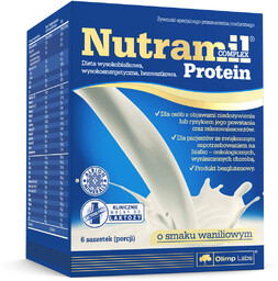 Nutramil Complex Protein Waniliowy Dieta wysokobiałkowa, wysokoenergetyczna, 6