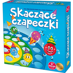 Kukuryku Gra planszowa Skaczące Czapeczki