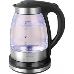 Czajnik Elektryczny Szklany 1,8L Led Temp 20-100 C