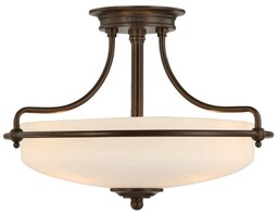 Sufitowa LAMPA antyczna QZ-GRIFFIN-SFS-PN Elstead QUOIZEL plafon OPRAWA