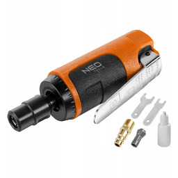 Neo 14-014 Szlifierka pneumatyczna prosta, 1/4";1/8" 6 mm/3mm,