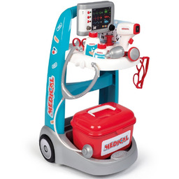 SMOBY Elektroniczny Wózek Medyczny Lekarski 16 akcesoriów