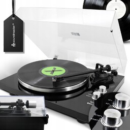 Gramofon Soundmaster Bluetooth Talerz Aluminiowy 33/45 Obr./min Antyskating