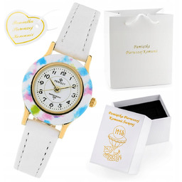 KOLOROWY ZEGAREK DZIECIĘCY / PAMIĄTKA I KOMUNII ŚWIĘTEJ