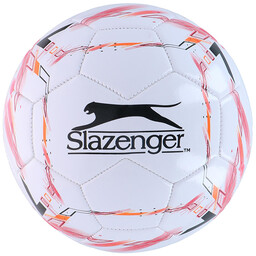 Piłka do piłki nożnej r. 5 biały/czerwone