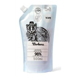 Yope, naturalne mydło w płynie, werbena, refill, 500ml