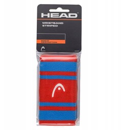 Frotka tenisowa Head Wristband Striped 5'' czerwono-niebieska