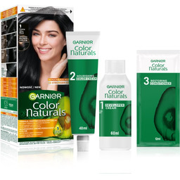 Garnier Color Naturals 1 Czarny, odżywcza farba