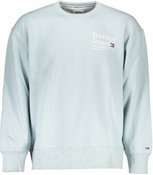 TOMMY HILFIGER MĘSKA JASNONIEBIESKA BLUZA BEZ ZAMKA