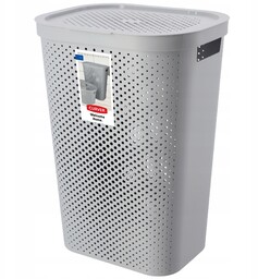 Kosz z pokrywą Curver Infinity 60L jasnoszary