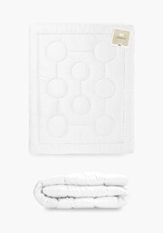 Kołdra wełniana 135x200 biała całoroczna 1080 g Merino