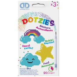 DIAMOND DOTZ Zestaw kreatywny Naklejki Sky 018-DTZ12017 Zyskaj