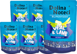 DOLINA NOTECI SUPERFOOD cielęcina i jagnięcina 10 x