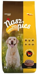 Nasz Pies Karma dla psa z drobiem 15kg