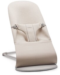 Babybjorn, Leżaczek Bliss 3D Jersey, Jasny Beż