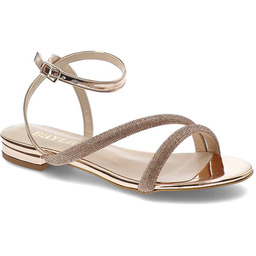 Bayla Różowe Sandały Eleganckie Płaskie Buty