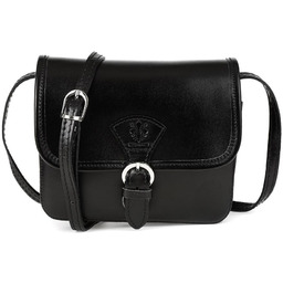 Listonoszka skórzana BELTIMORE K66 czarna