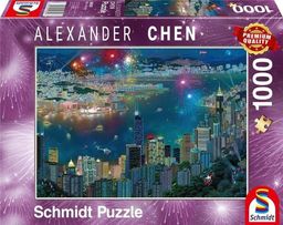 Puzzle PQ 1000 Fajerwerki nad Hongkongiem G3 -
