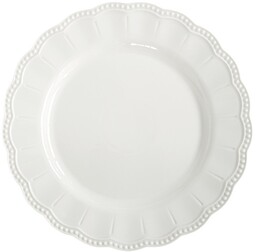 TALERZ PORCELANOWY PŁYTKI Elite White - BIAŁY OBIADOWY