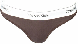 CALVIN KLEIN DAMSKIE STRINGI BRĄZOWE