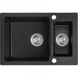 LAVEO SBC 730T CELIA Zlewozmywak granitowy 1,5 komory