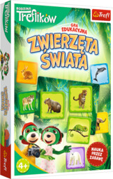 TREFL. Gra dla dzieci Zwierzęta Świata Rodzina Treflików