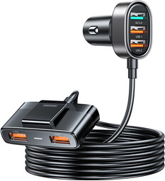 2 x Szybka Ładowarka Samochodowa Joyroom 5xUSB 45W