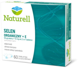 NATURELL Selen organiczny +E- 60 tabl. do ssania