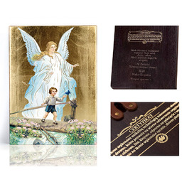 Ikona religijna Anioł Stróż dla dziecka (prezent