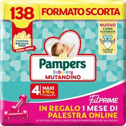 Pampers Baby Dry Majtki & Fit Prime Maxi