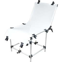 Studyjny Stół Fotograficzny Bezcieniowy 60x130cm Futerał 2 Klipy