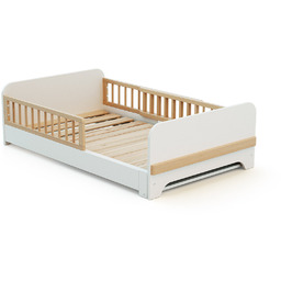 JURABABY - Drewniane łóżko dziecięce rozkładane 80x140/165/190 CARROUSEL