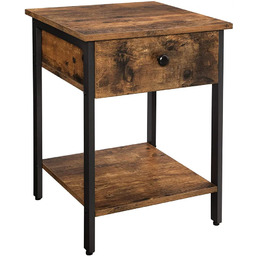 Elior Industrialny Stolik Nocny Z Szufladą L5-L94