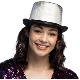 Boland - Błyszczący cylinder Caprice, kapelusz na kostiumy