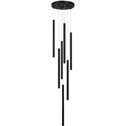 Lampa wisząca Lungo 7xG9 czarna LP-894/7P BK -