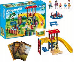 *playmobil 5568 Plac Zabaw przedszkole zjeżdżalnia