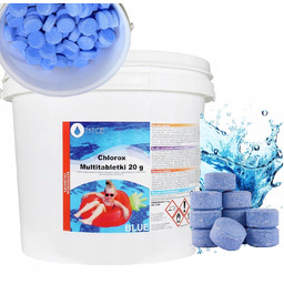 15w1 Chlor Basenu Jacuzzi Spa Tabletki Niebieska Woda