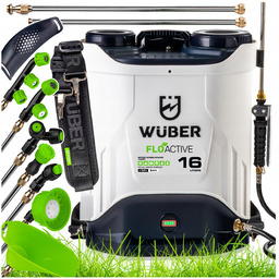 Plecakowy Opryskiwacz Elektryczny 16L Ciśnieniowy Mieszadło 10 Dysz